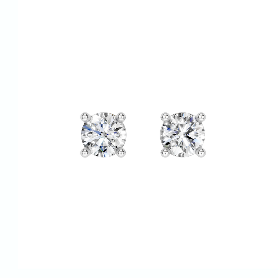 Round 4-Prong Stud Earrings (0.50 ct.tw.)