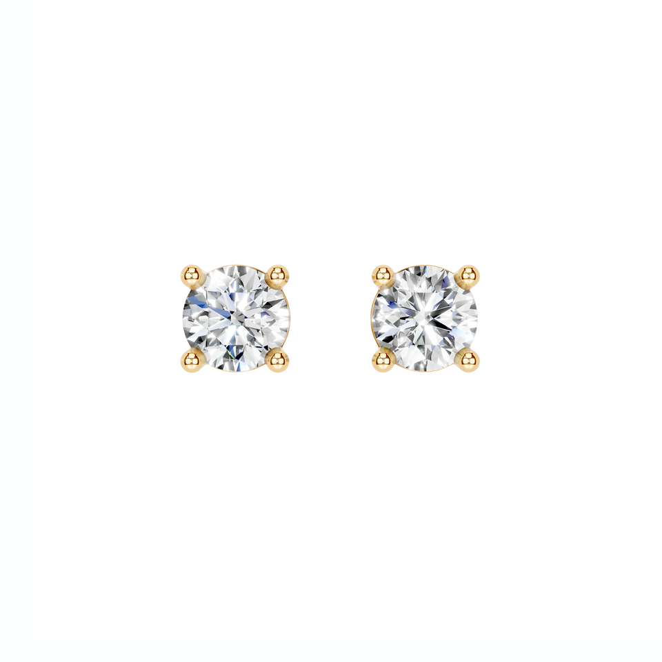 Round 4-Prong Stud Earrings (0.50 ct.tw.)