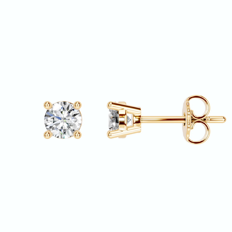 Round 4-Prong Stud Earrings (0.50 ct.tw.)