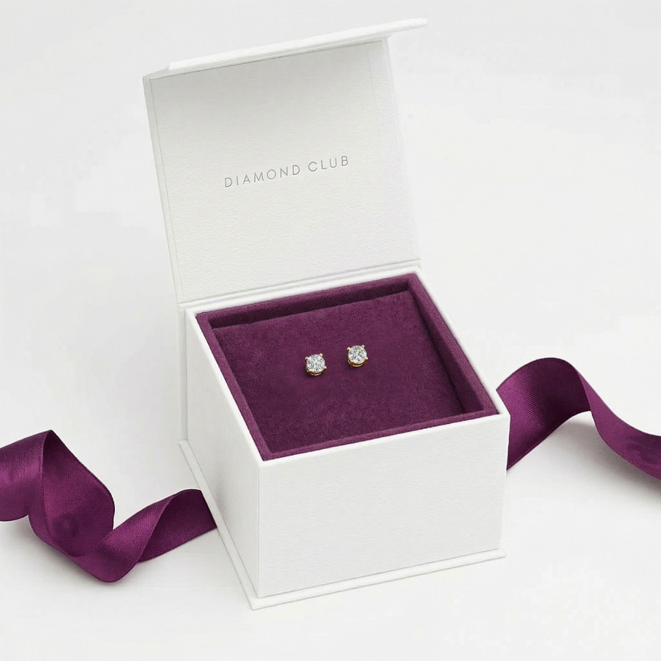 Round 4-Prong Stud Earrings (0.50 ct.tw.)