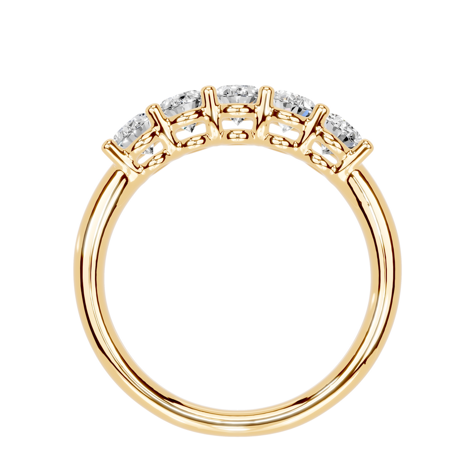 Oval Five-Stone Diamond Anniversary Ring (1.00 ct.tw.)