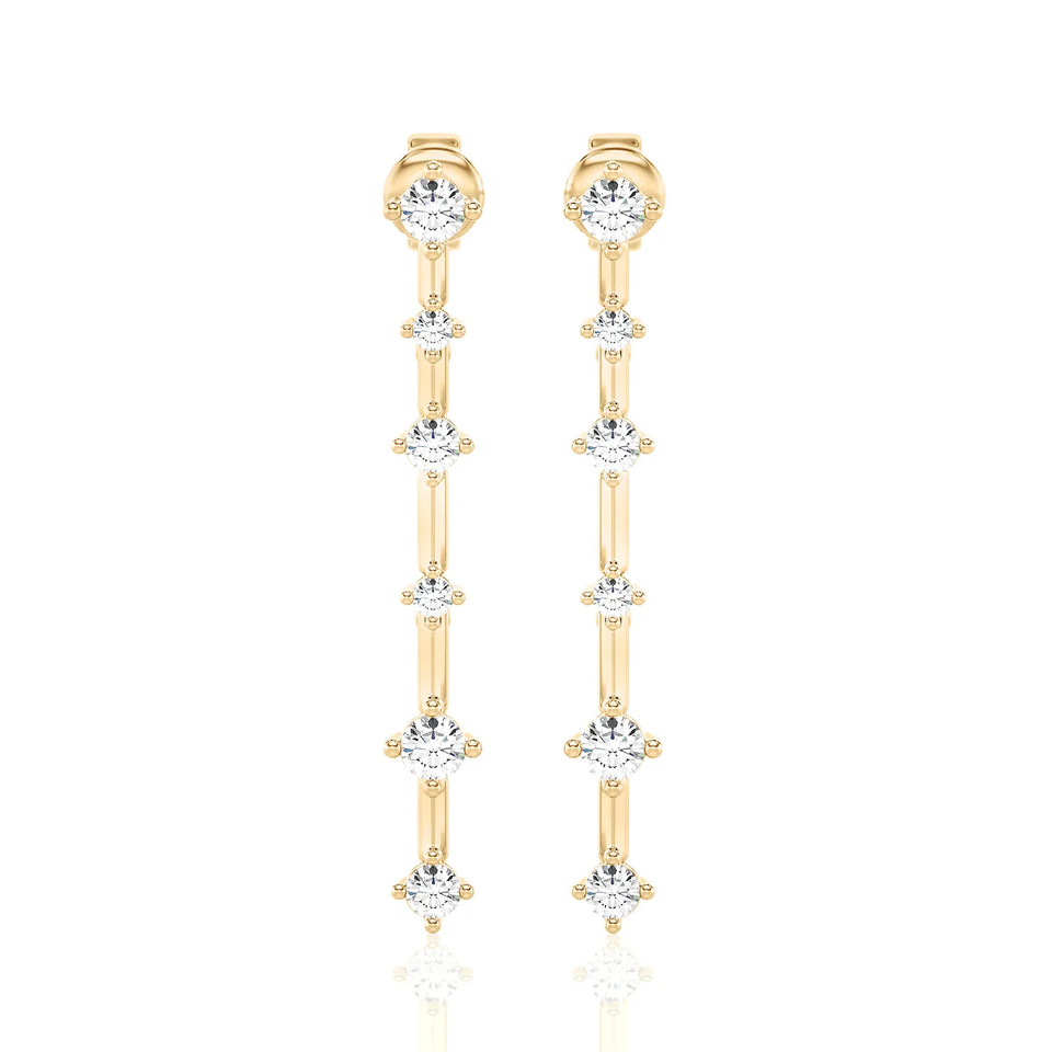 Linear Drop Earrings (0.50 ct.tw.)