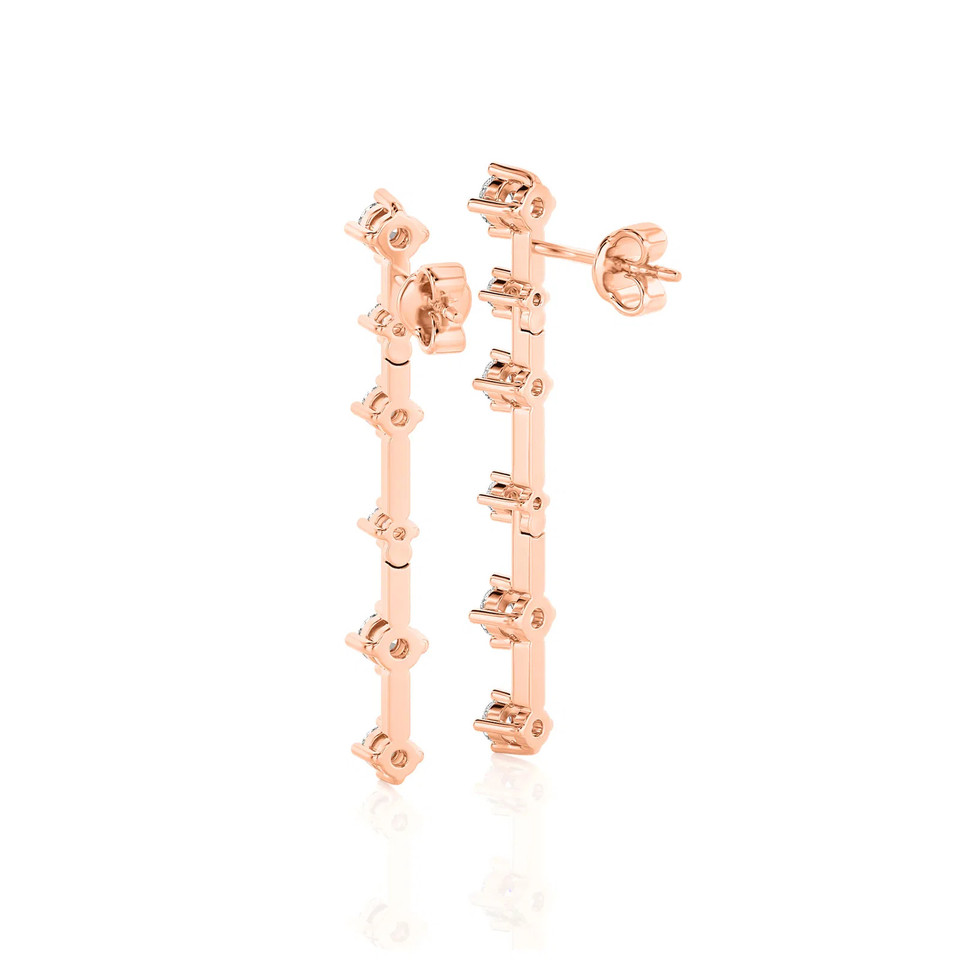 Linear Drop Earrings (0.50 ct.tw.)