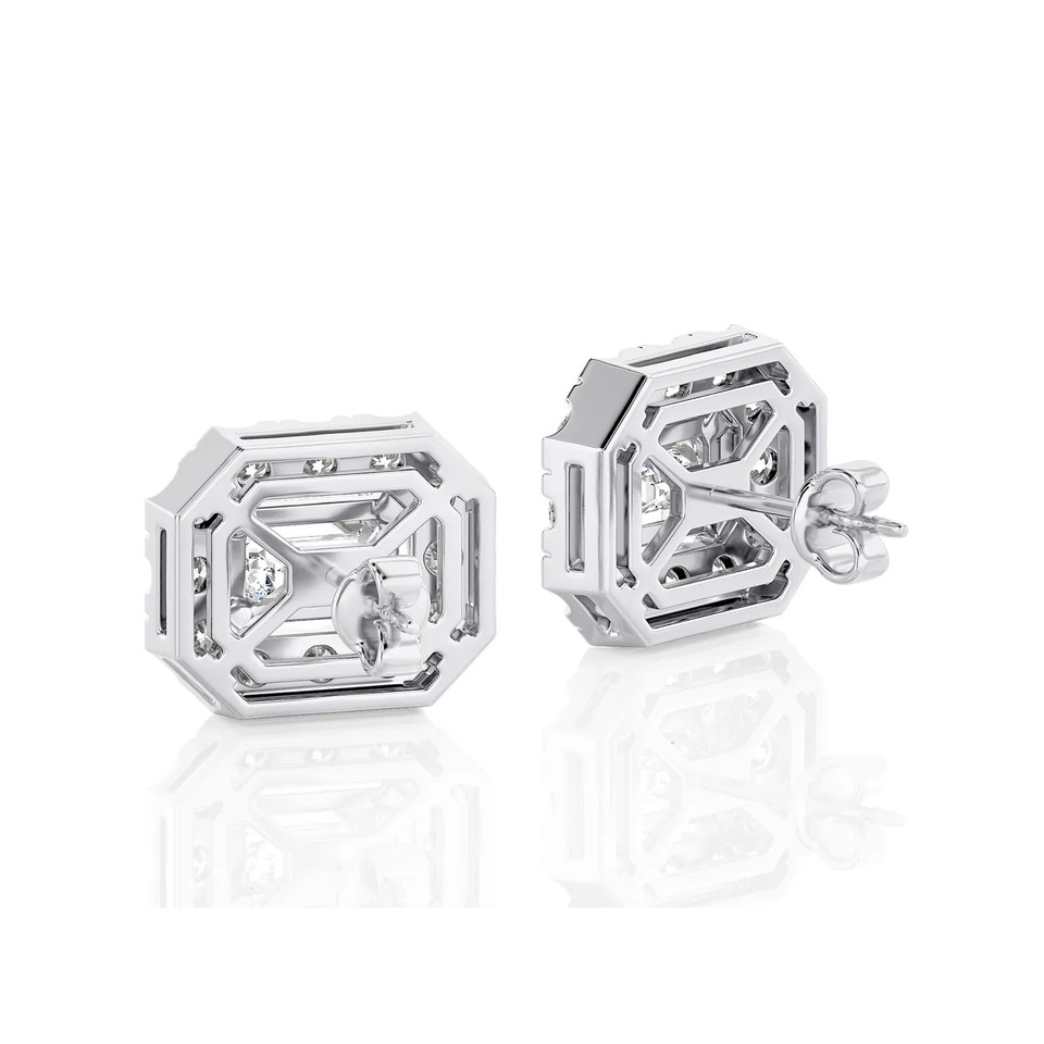 Emerald Halo Stud Earrings (2.00 ct.tw.)