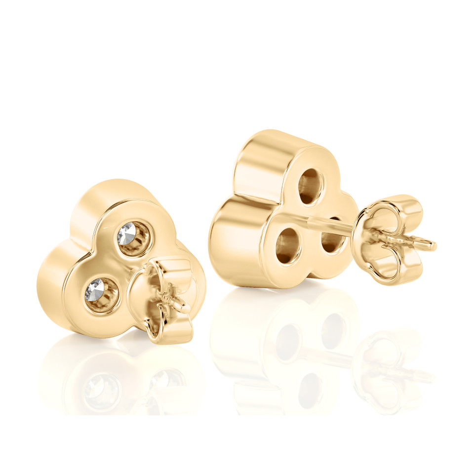 Trilogy Clover Stud Earrings (0.25 ct.tw.)
