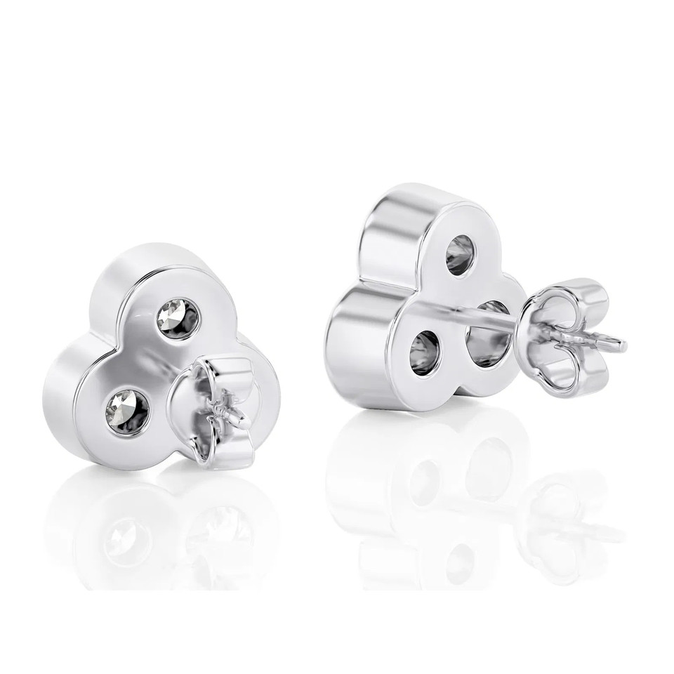 Trilogy Clover Stud Earrings (0.50 ct.tw.)