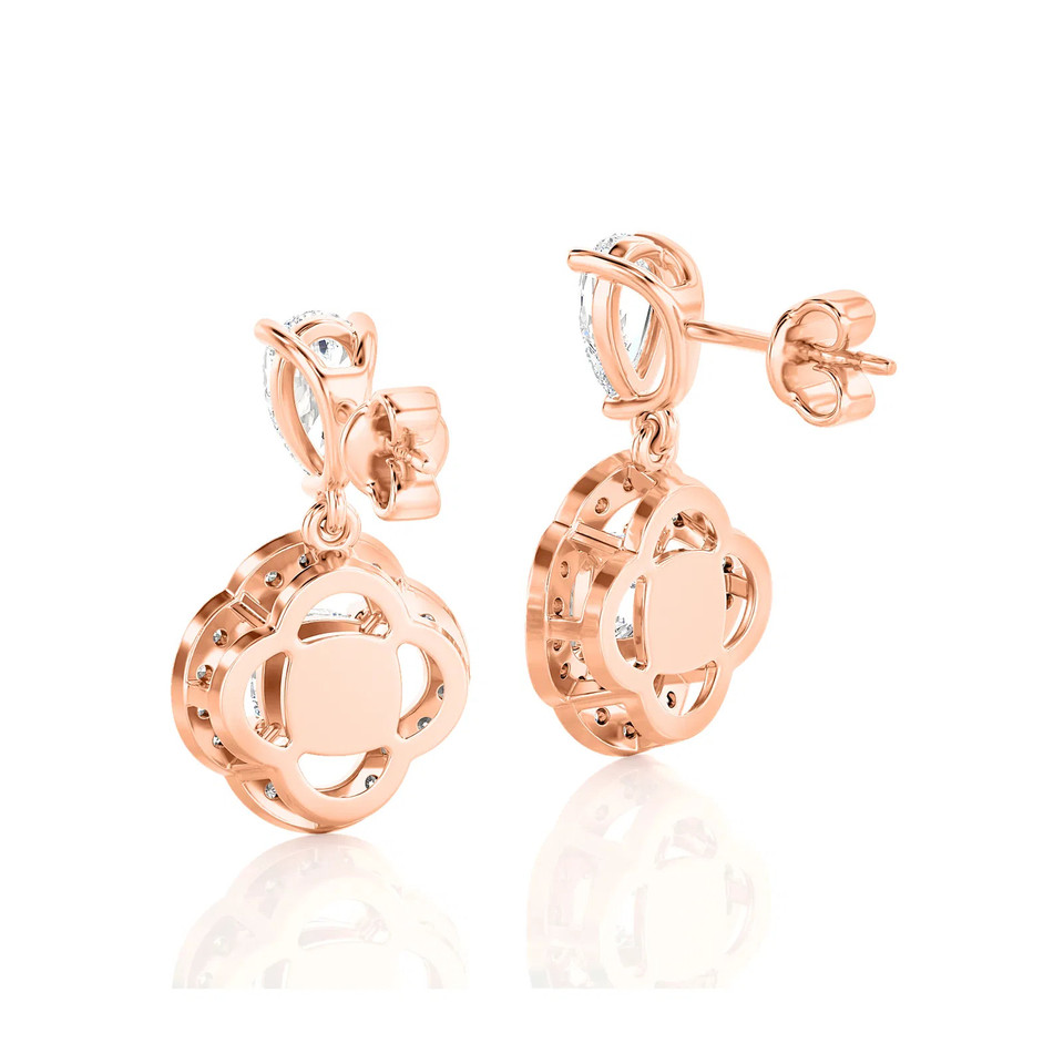Cushion Dream Drop Earrings (2.00 ct.tw.)