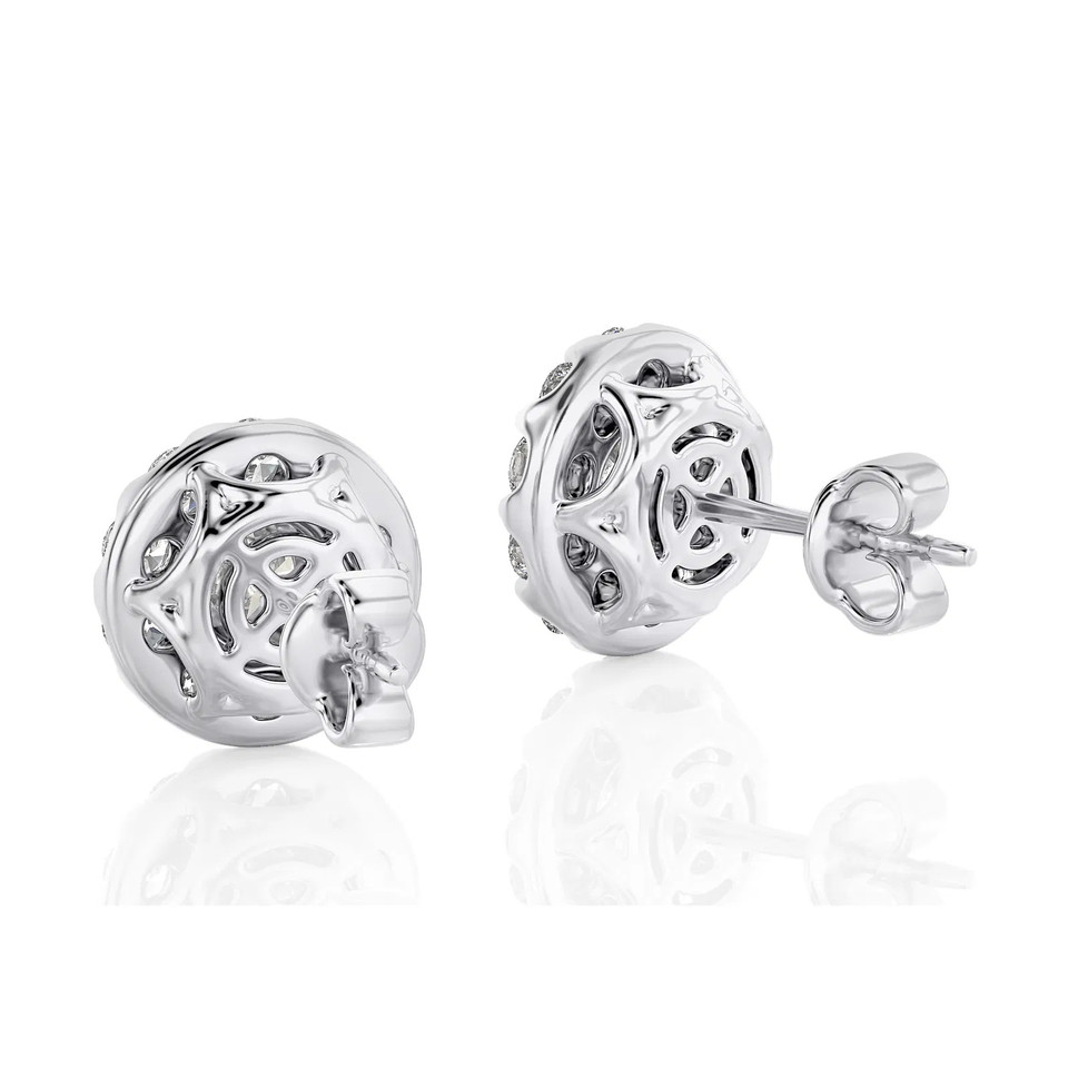Classic Round Halo Stud Earrings (1.00 ct.tw.)