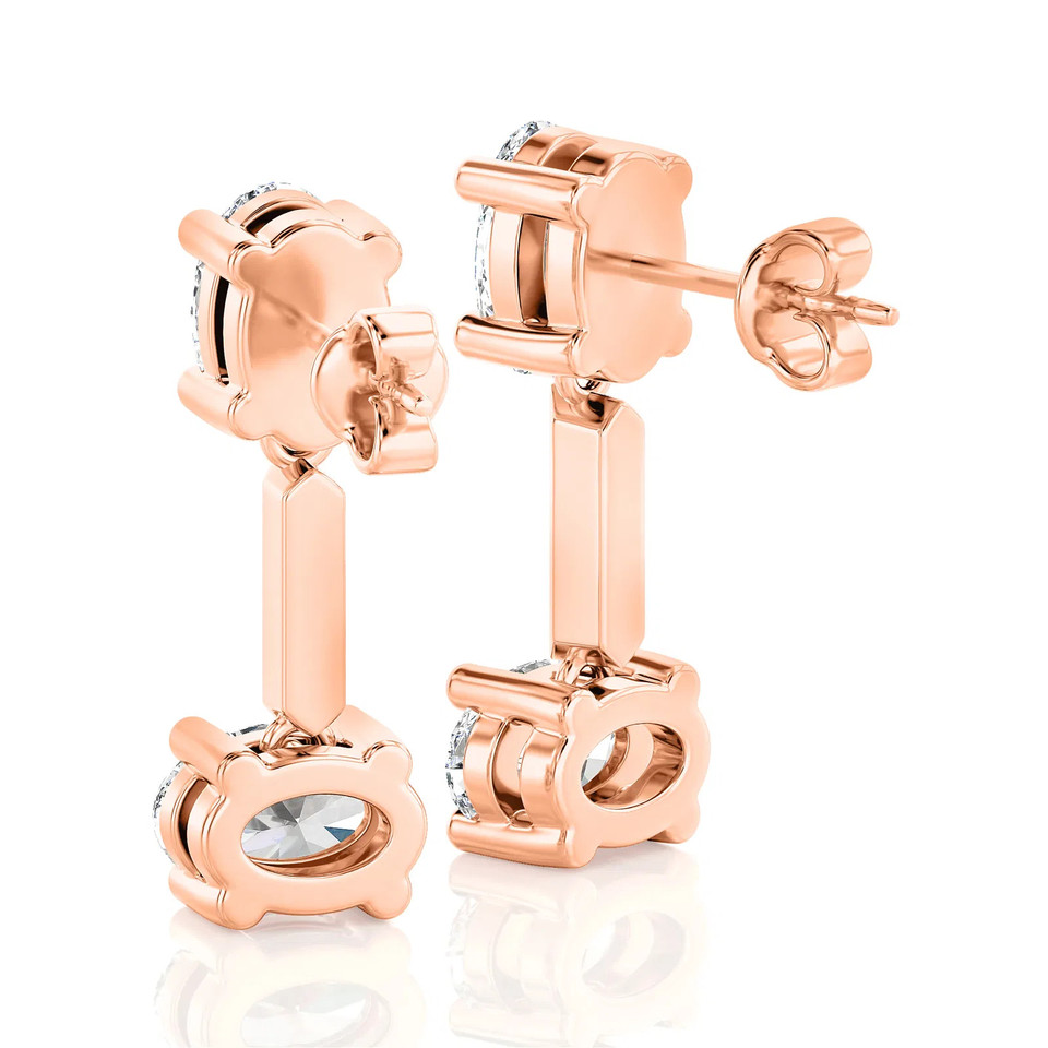 Double Take Oval Drop Earrings (1.00 ct.tw.)