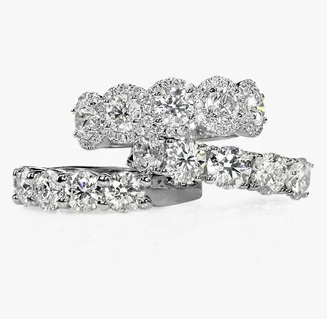 Diamond Anniversary Rings