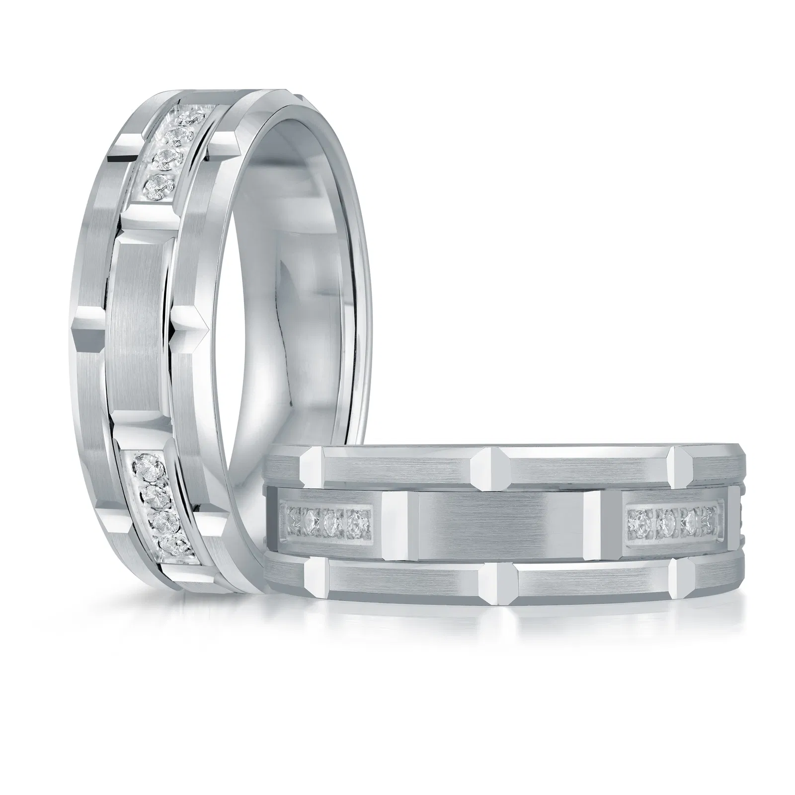 14K White Gold 7mm Diamond Ring (0.20 ct.tw.)