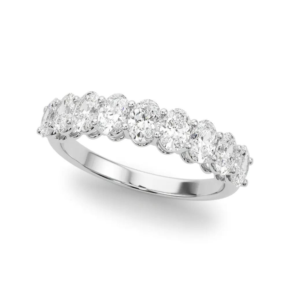 Nine-Stone Oval Diamond Wedding Ring (2.00 ct.tw.)