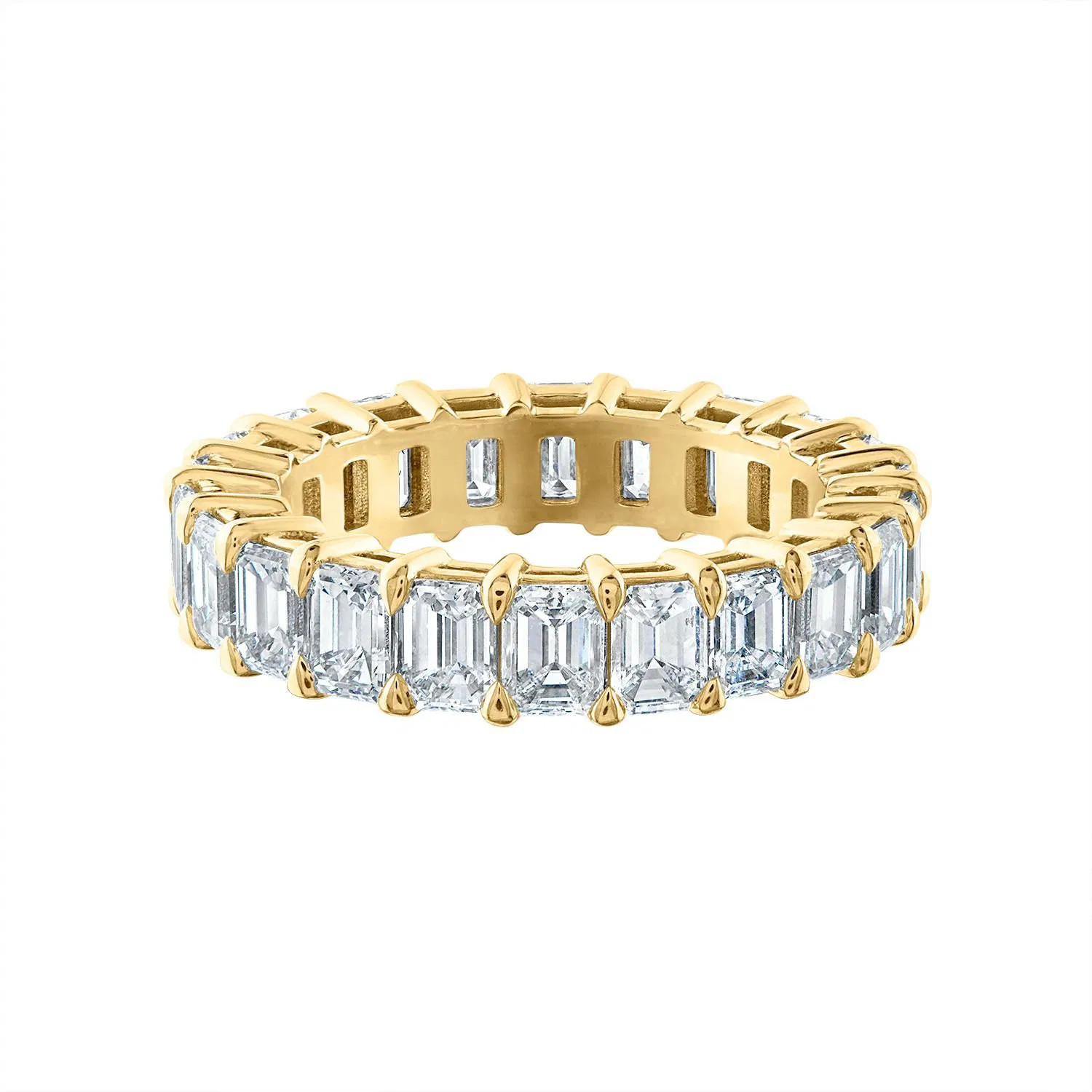 Yellow Gold Radiant Eternity Ring (3.85 ct.tw.)