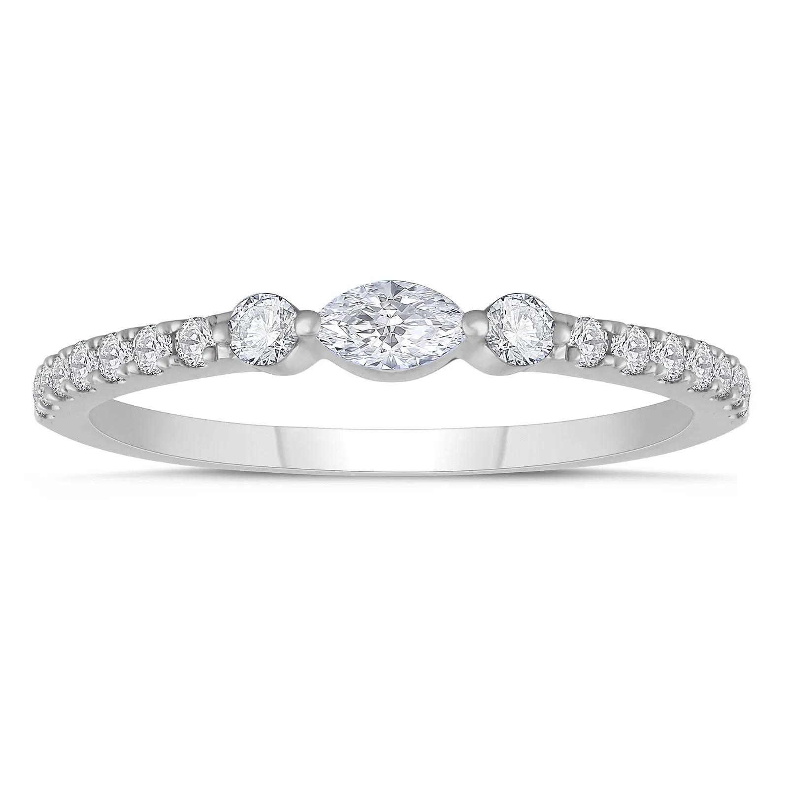 Oval Center Band (0.50 ct.tw)