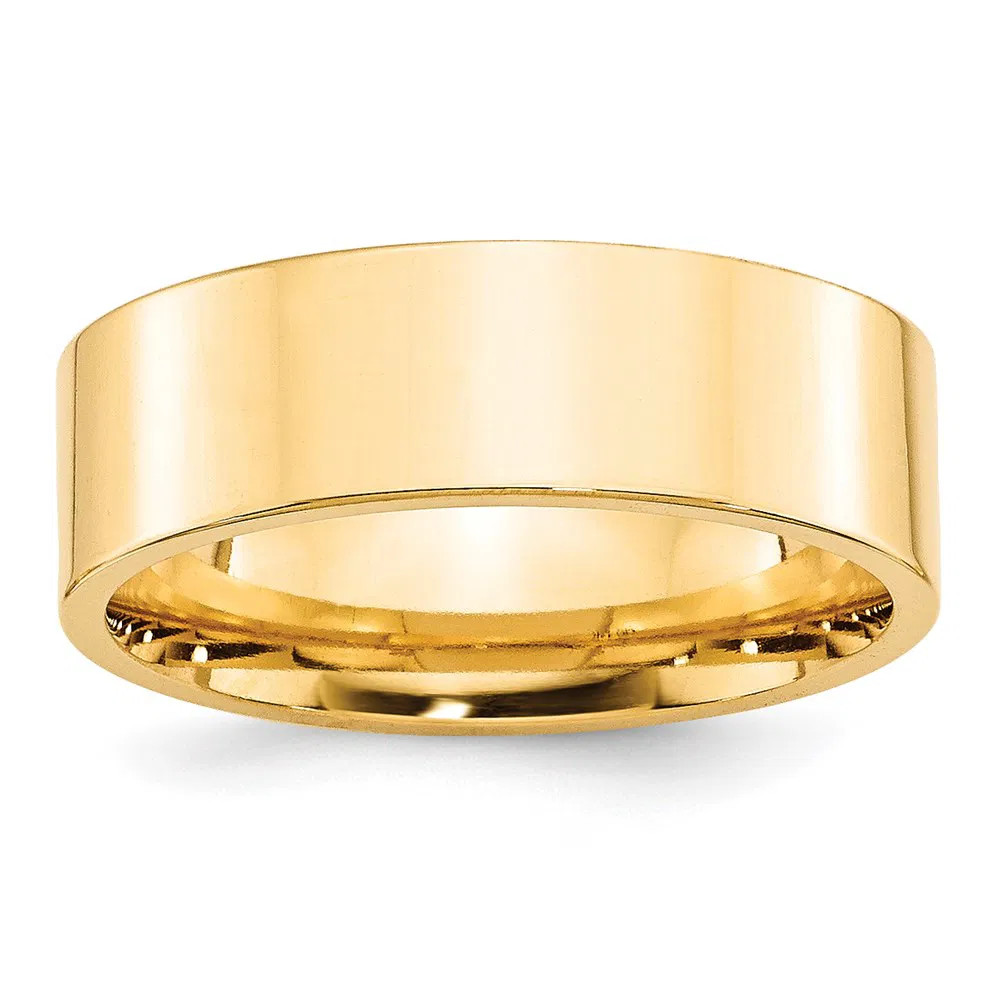 7mm Standard Flat Comfort Fit Band