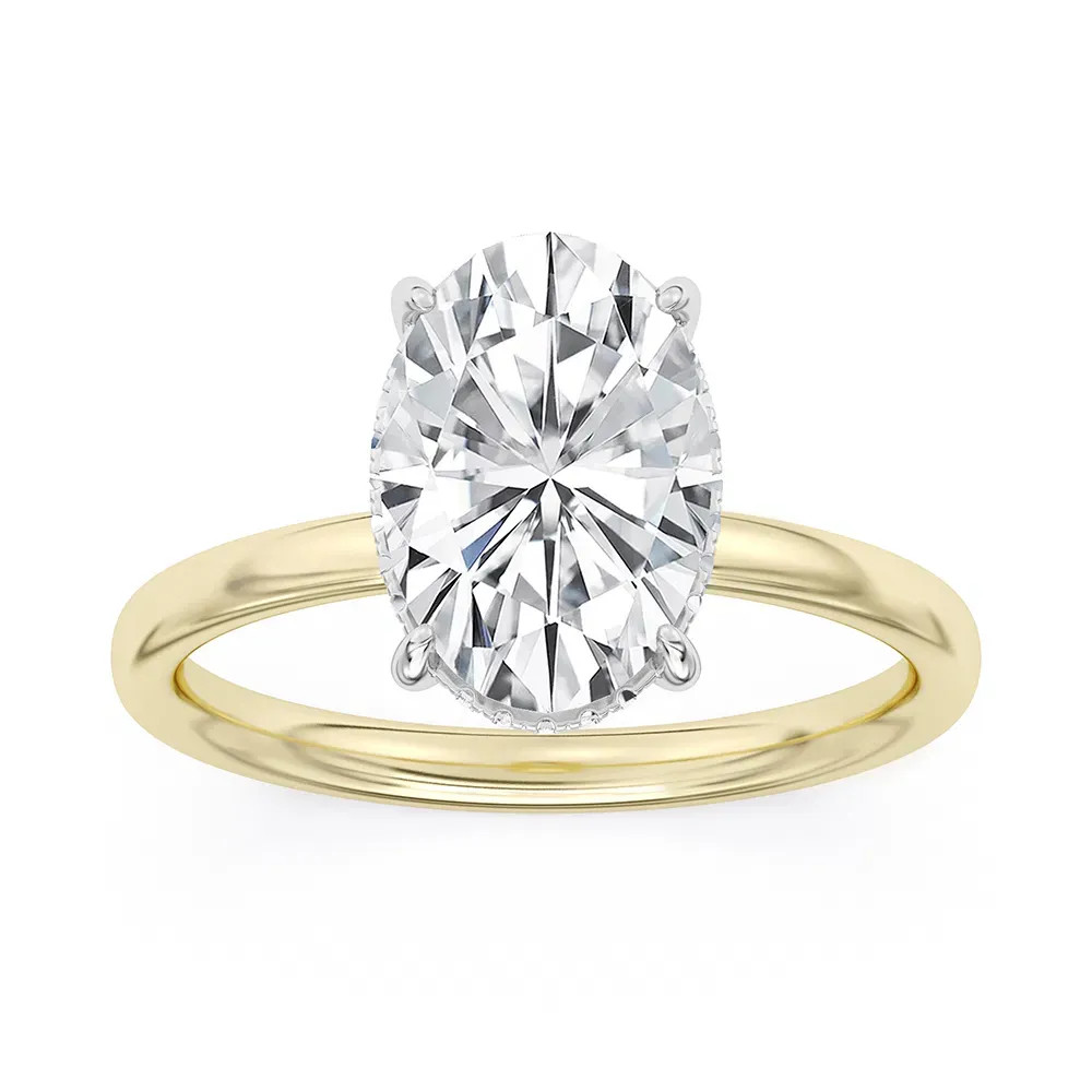 Oval-Cut Diamond Engagement Ring (3.09 ct.tw.)