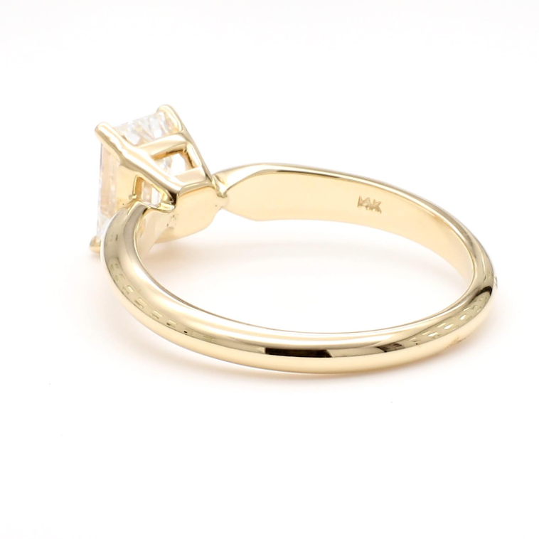 Emerald Diamond Solitaire Ring (1.00 ct.tw)