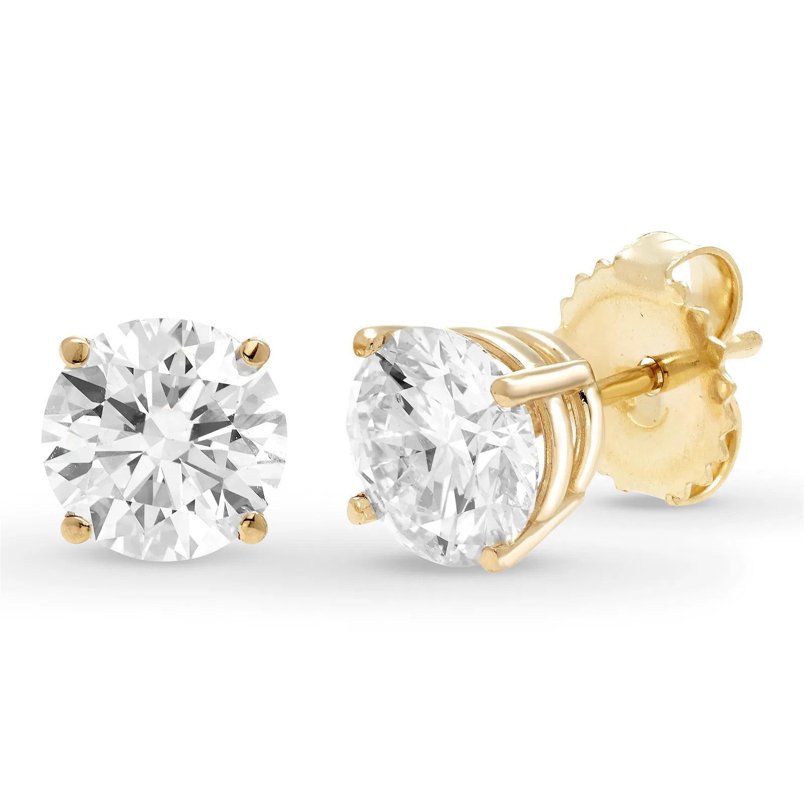 Round Stud Earrings (2.50 ct.tw.)