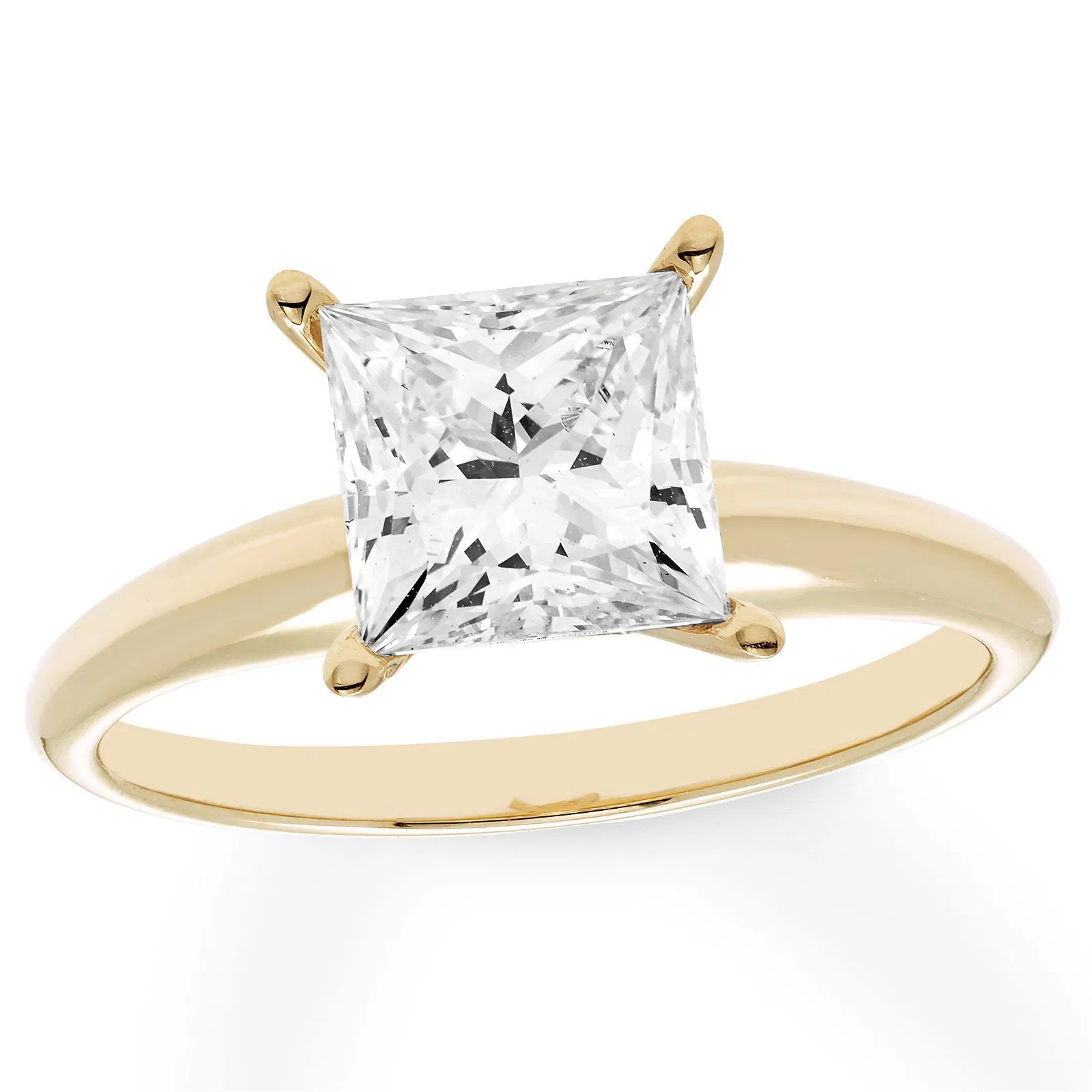 Princess Diamond Solitaire Ring (1.00 ct.tw)