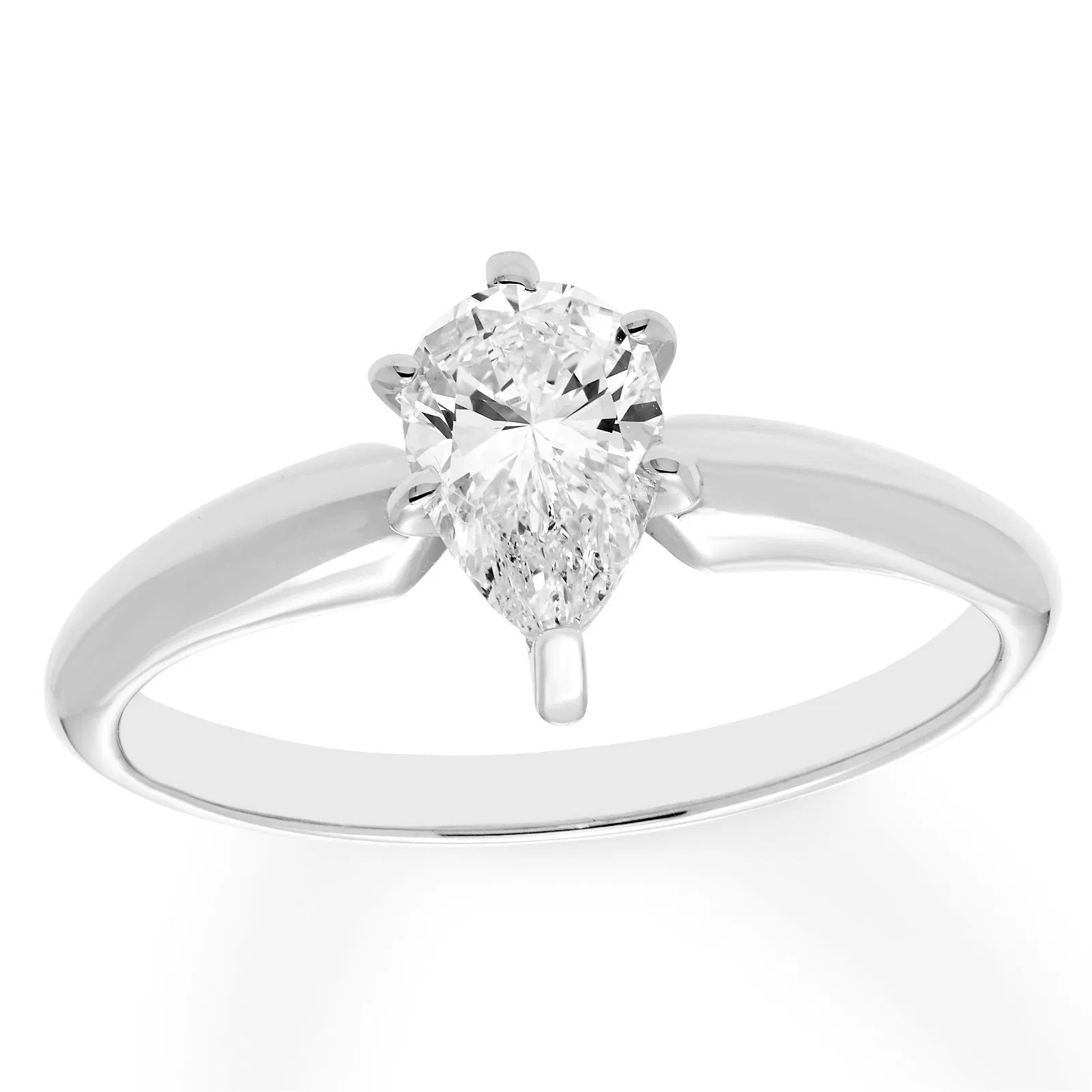 Pear Diamond Solitaire Ring (0.75 ct.tw)