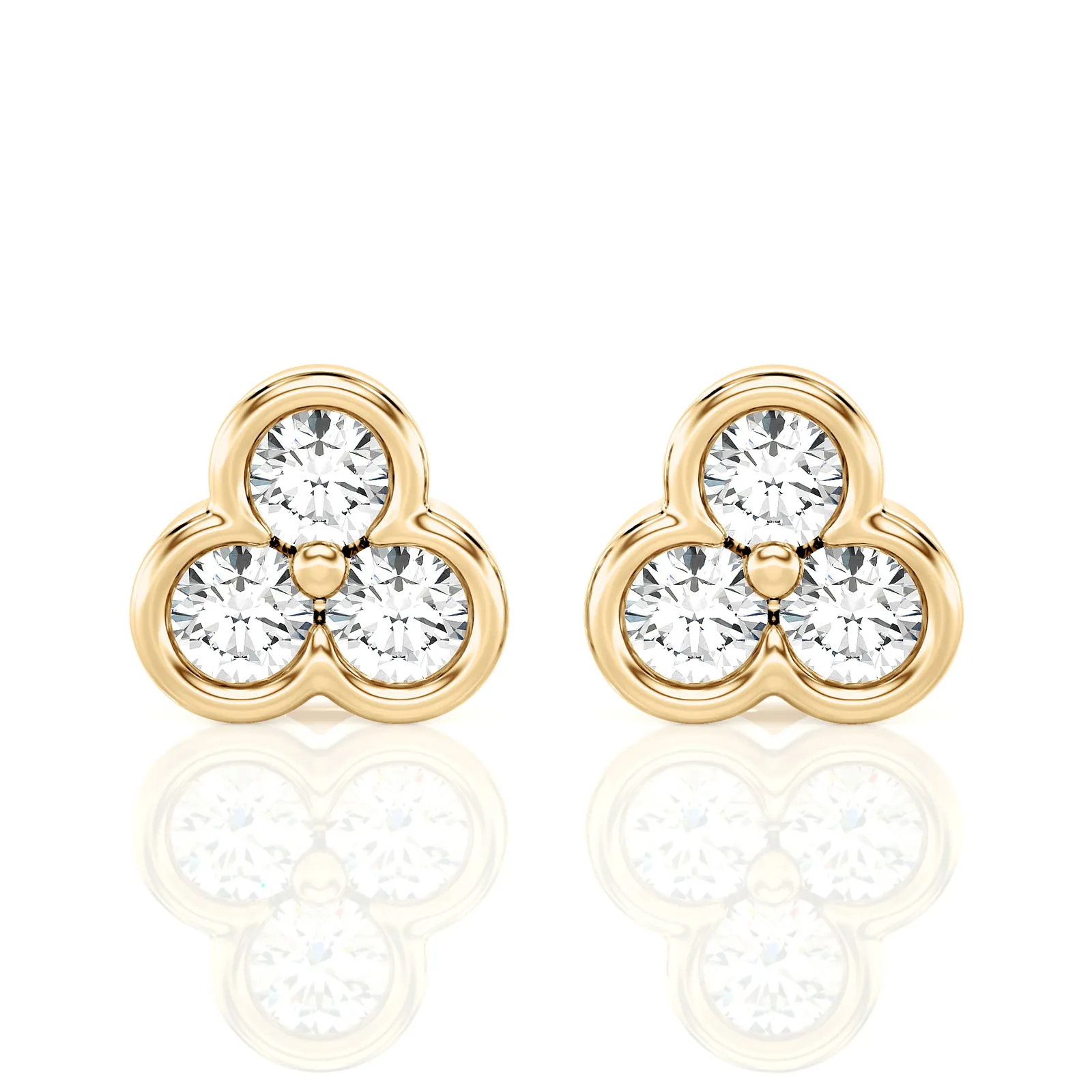Lab Grown 1/4 Ct Diamond Stud Earrings