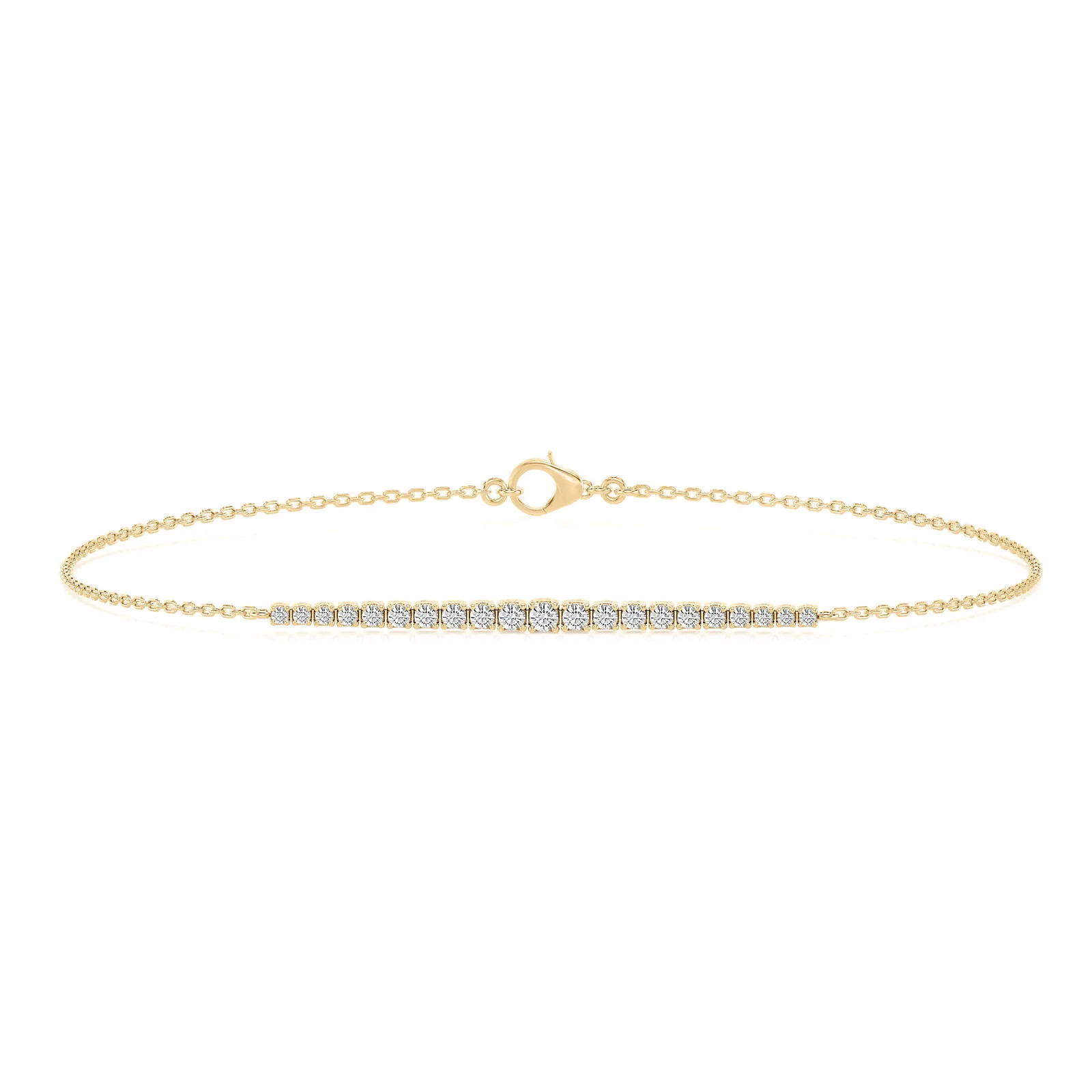Lab Grown Diamond Charm Bracelet