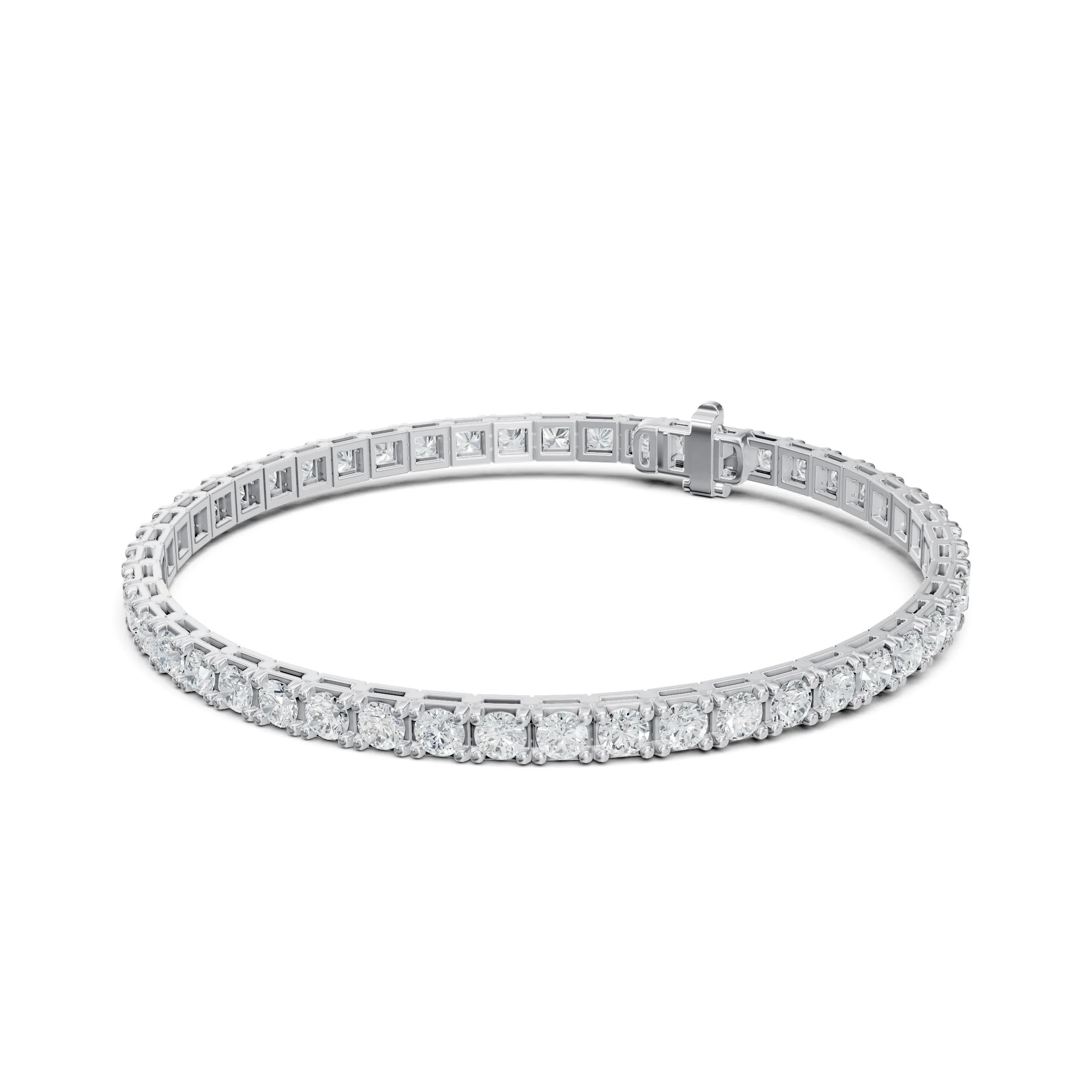 Lab Grown Diamond Tennis Bracelet