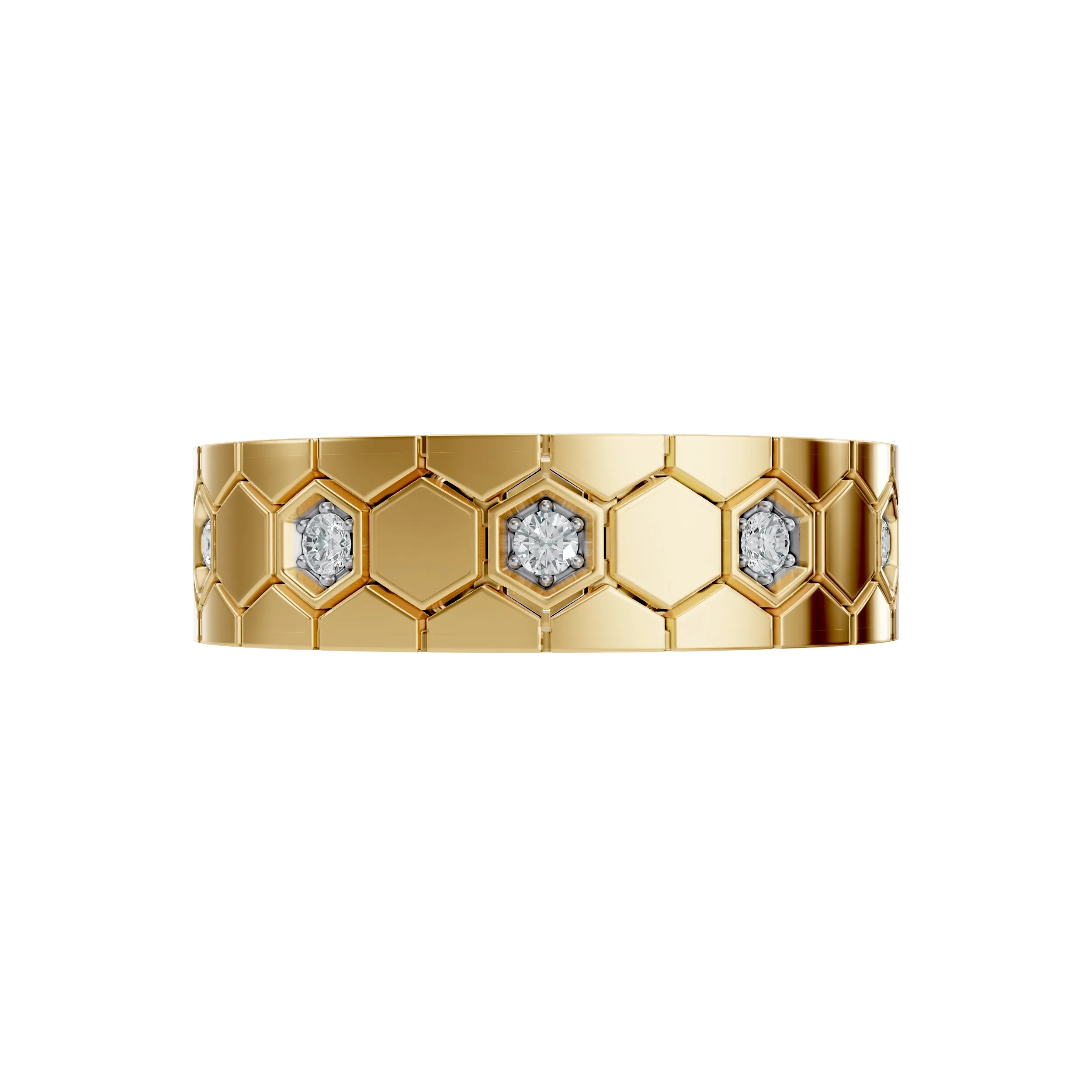 Lab Grown 0.25 Ct Round Diamond Wedding Band Ring