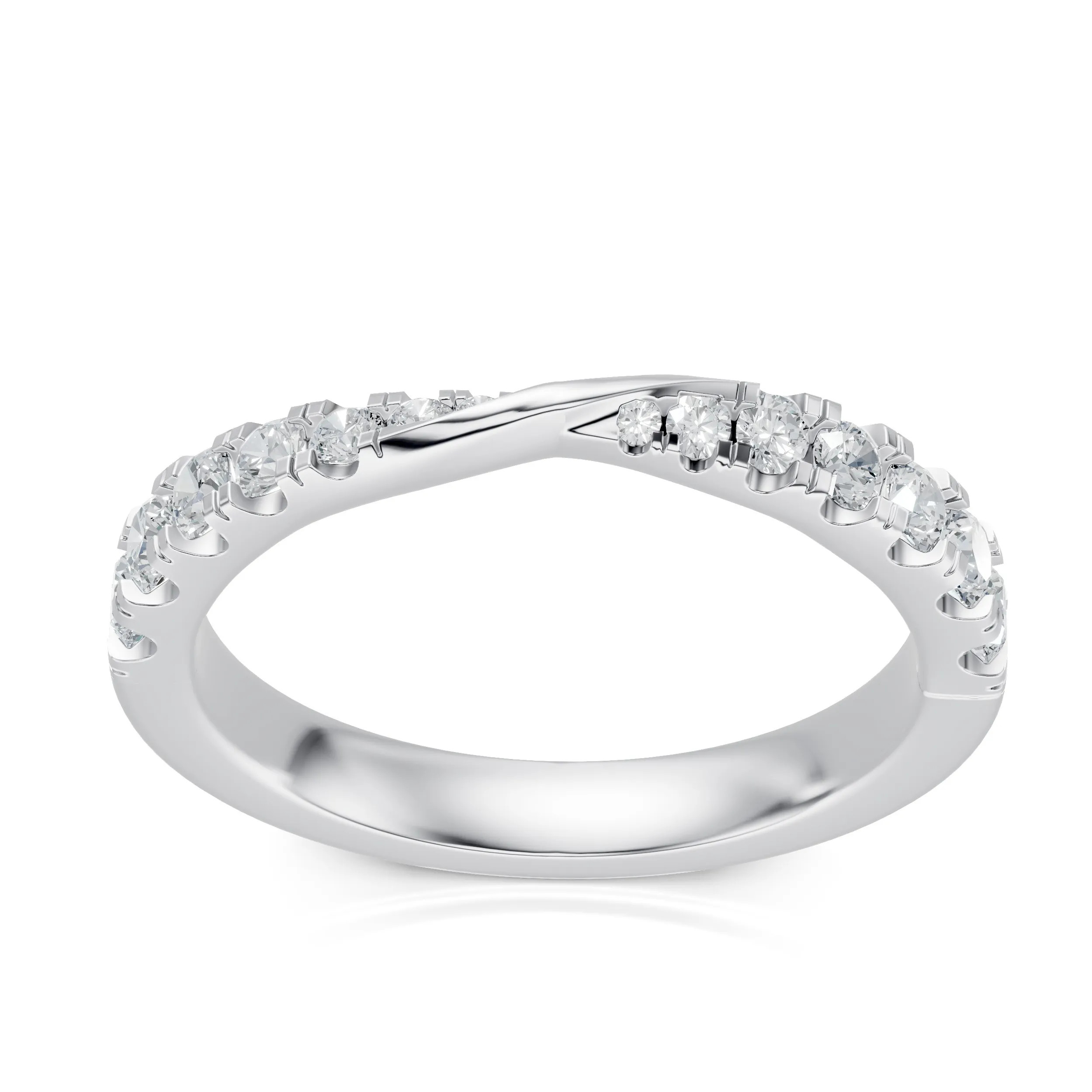 Lab Grown 0.49 Ct  Round Diamond Fashion Ring