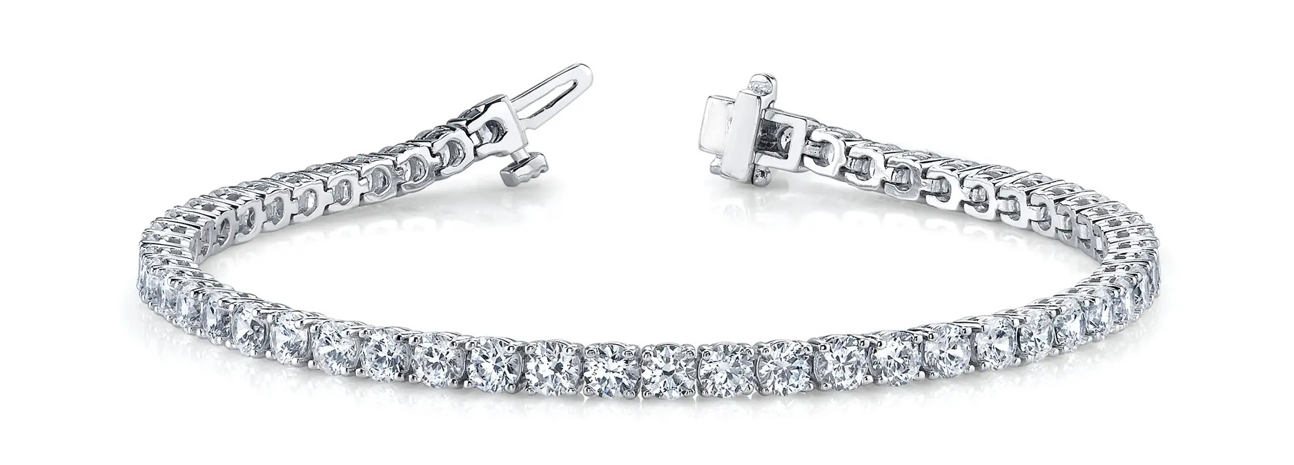 White Gold Four-Prong Tennis Bracelet (2.38 ct.tw.)