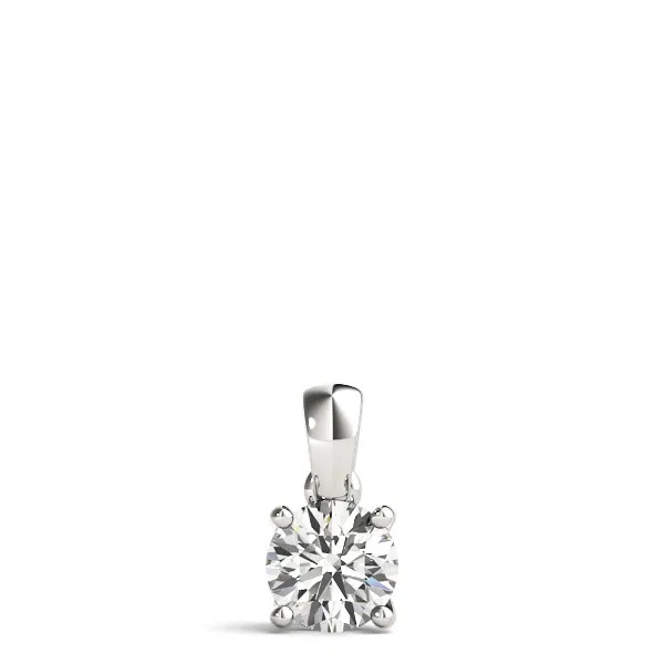 White Gold Solitaire Diamond Necklace (1.00 ct.tw.)
