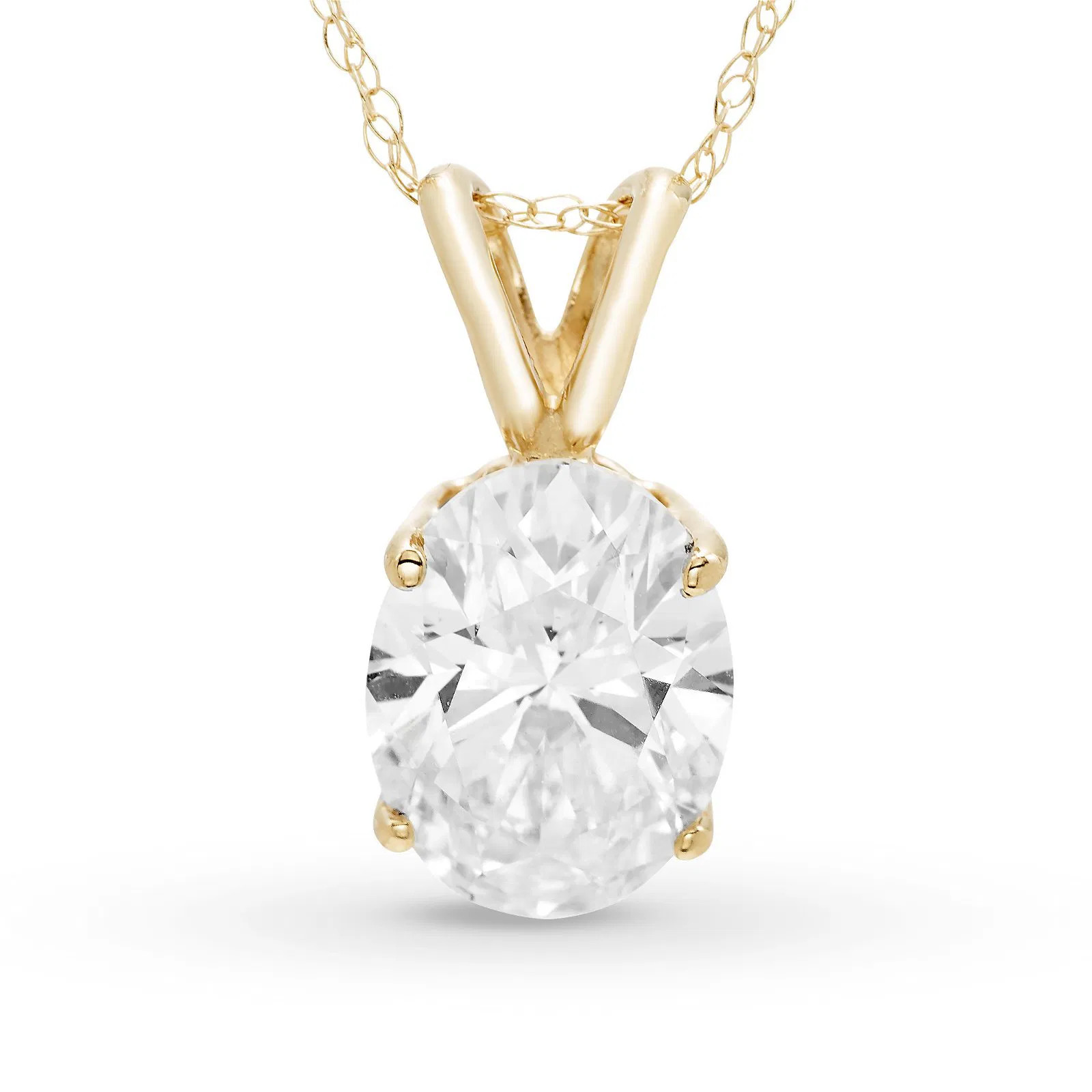 Oval Solitaire Pendant (2.00 ct. tw.)