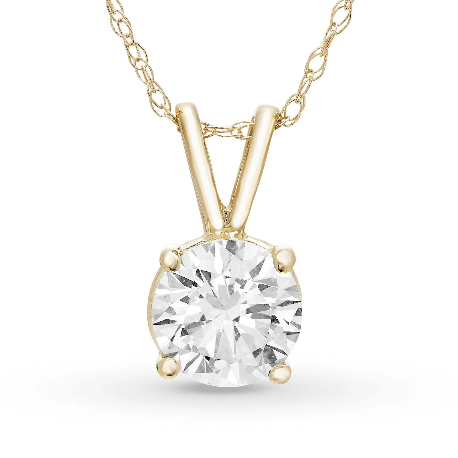 Round Solitaire Pendant (0.75 ct. tw.)