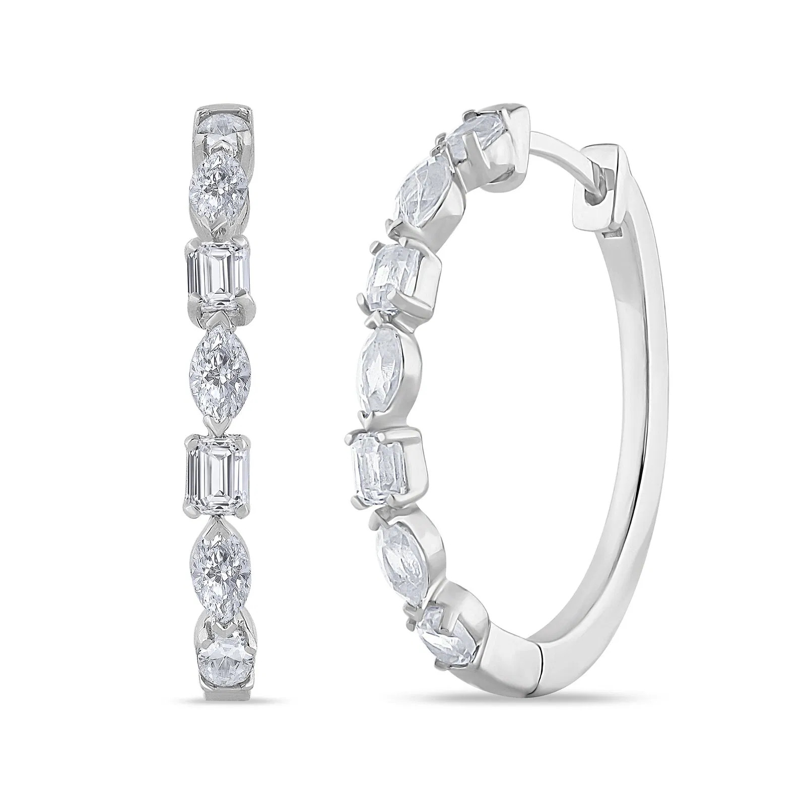 25mm Medley Hoop (1.50 ct.tw)