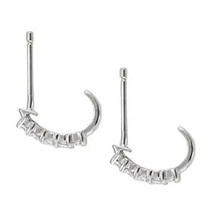 White Gold Open Diamond Hoops (0.30 ct.tw.)