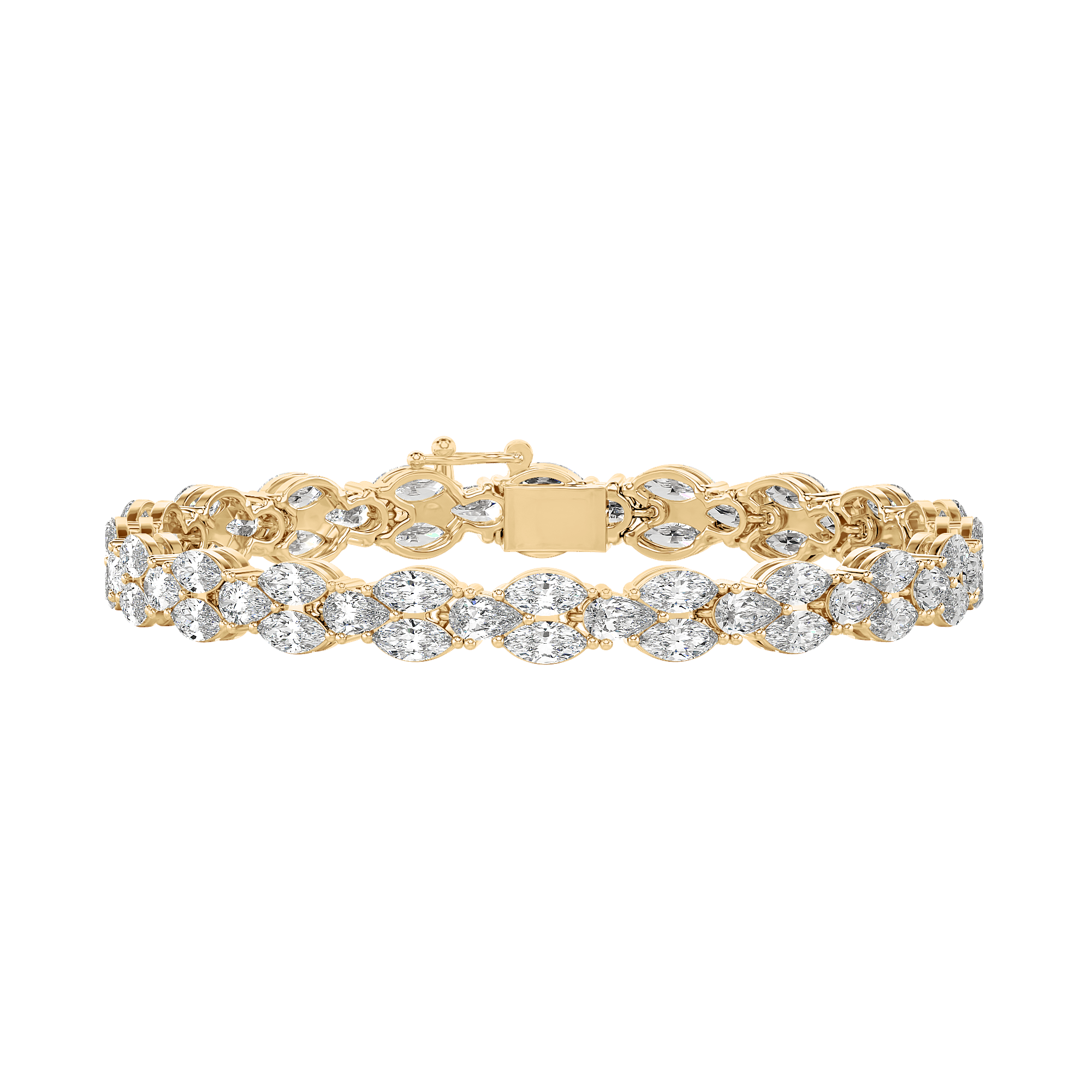 Marquise and Pear-Cut Diamond Tennis Bracelet (12.00 ct.tw.)