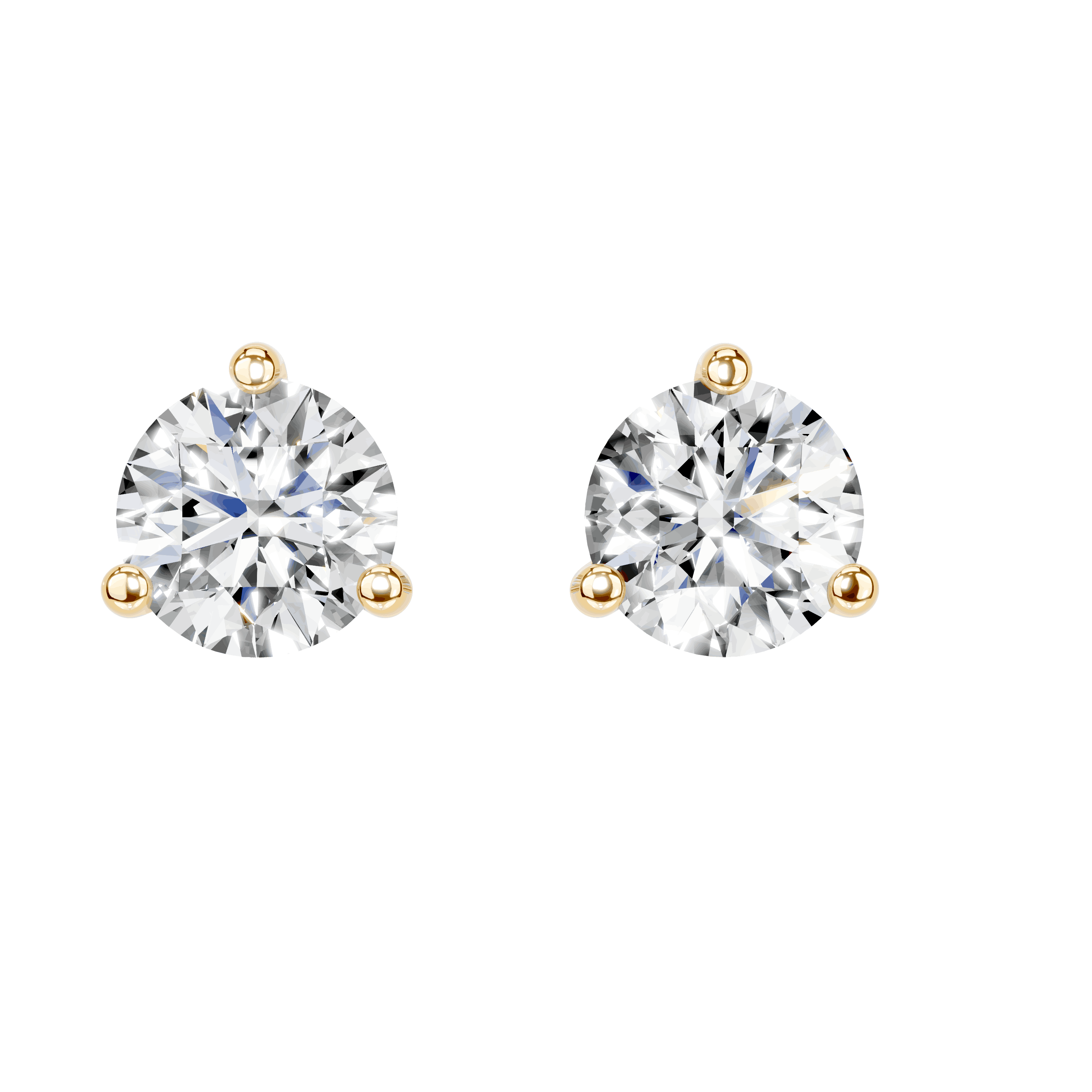 Round Martini Stud Earrings (2.00 ct.tw.)
