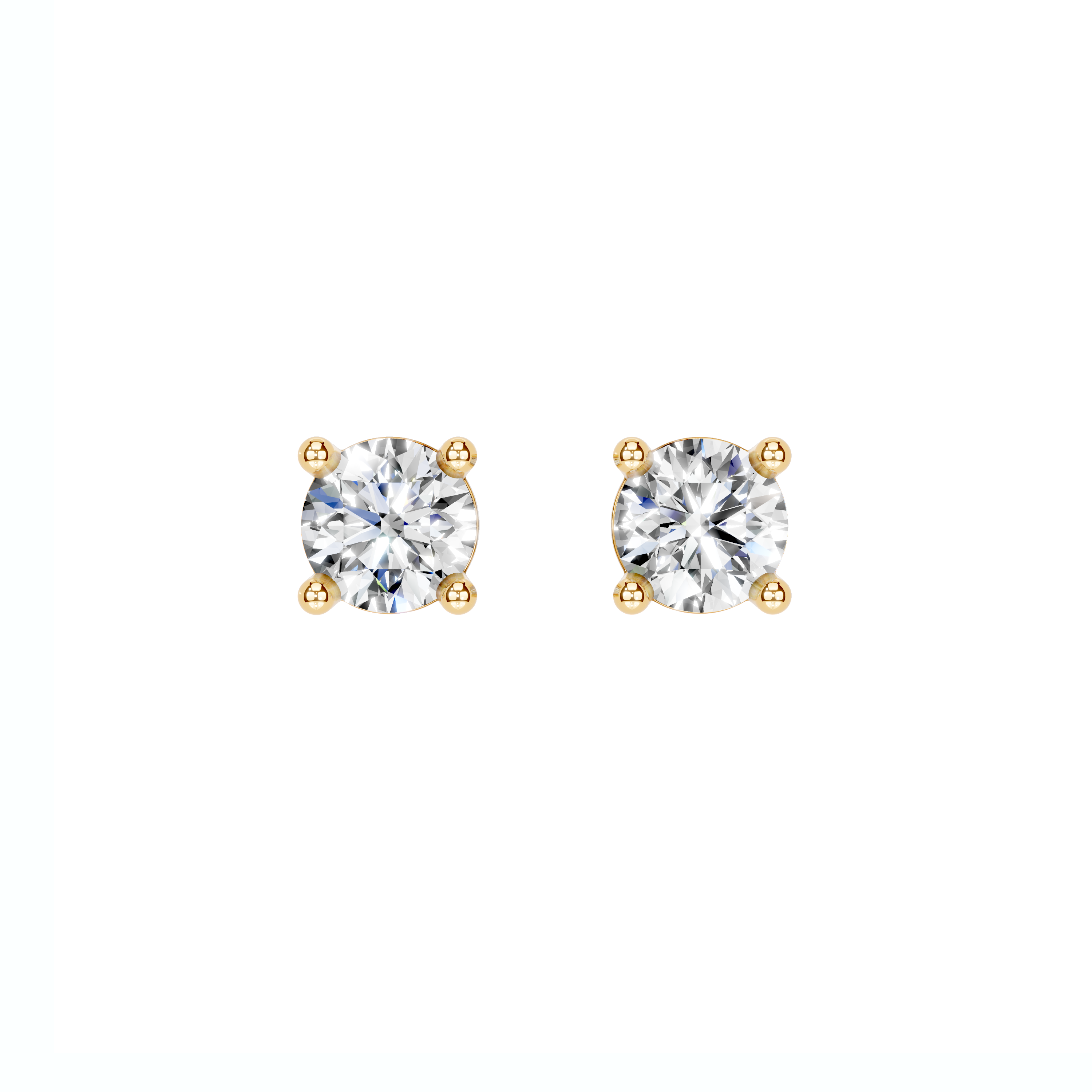 Round 4-Prong Stud Earrings (0.50 ct.tw.)