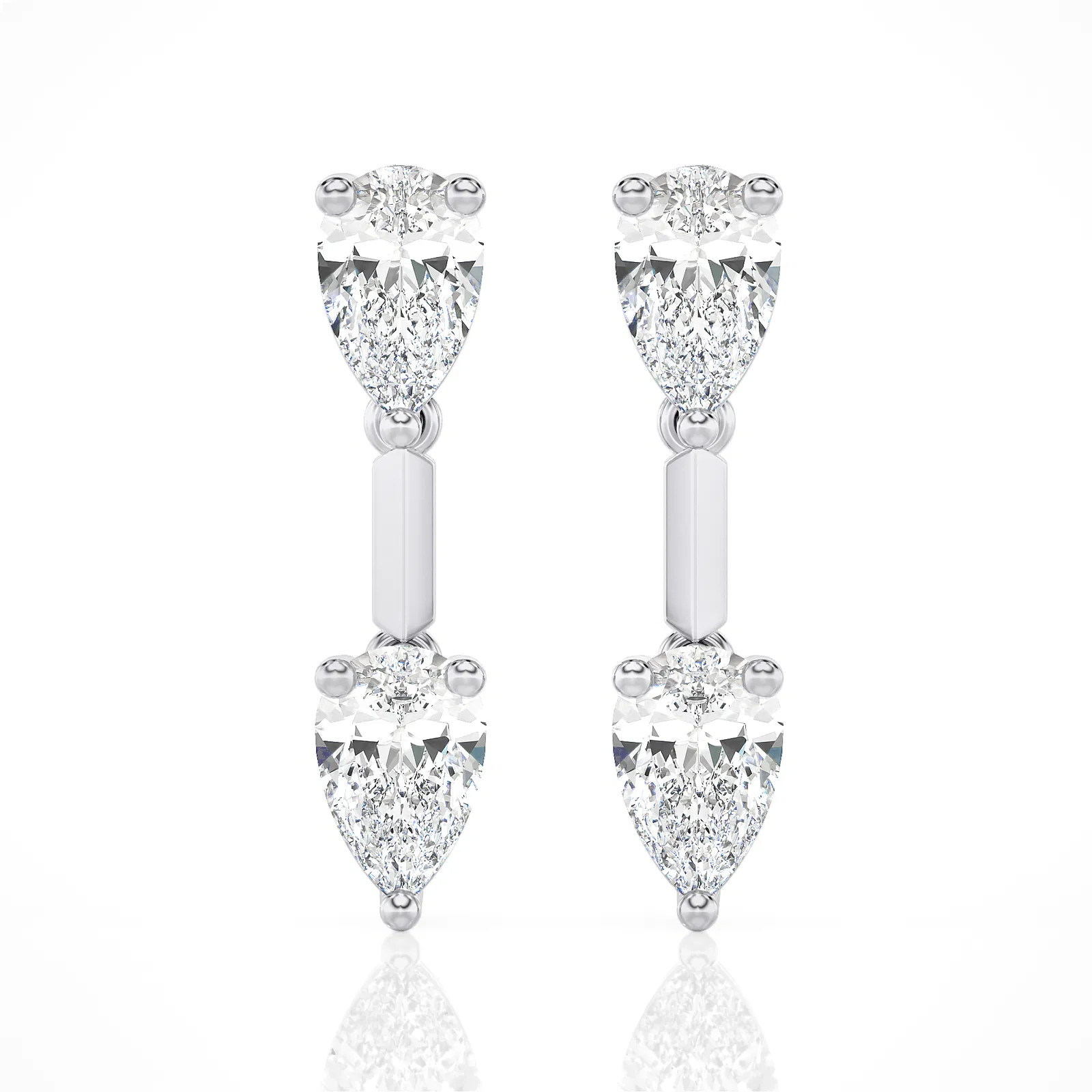 Five-Stone Oval Drop Earrings (2.00 ct.tw.)