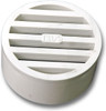 NDS 912 Styrene Drain Grate, 3-Inch, White