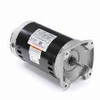 Century Square Flange 3-Phase Full-Rated Pentair/Pac Fab Replacement Pump Motor; 3 HP, 3450 RPM, 208-230/460 V, 56Y, Threaded Shaft