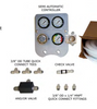 Stark Single Tank Semi-Automatic Backwash Controller Complete with Gauge Panel and Multiport Valve