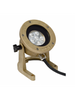 Focus Industries 7 W LED Module 40 degree, Brass Underwater Light, w/ Angle Cap