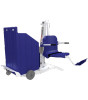 Portable ADA Access Lift - Portable Pro Pool 2, Concrete Weight Plates, White w/Blue Plastics