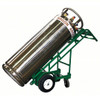 Saftcart Cylinder Hand Truck: 890 lb, Single, 1 Cylinder, Dual-Handle Handle, Steel Frame