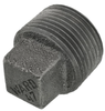 3/4" Black Regular Cored Plug, Class 150