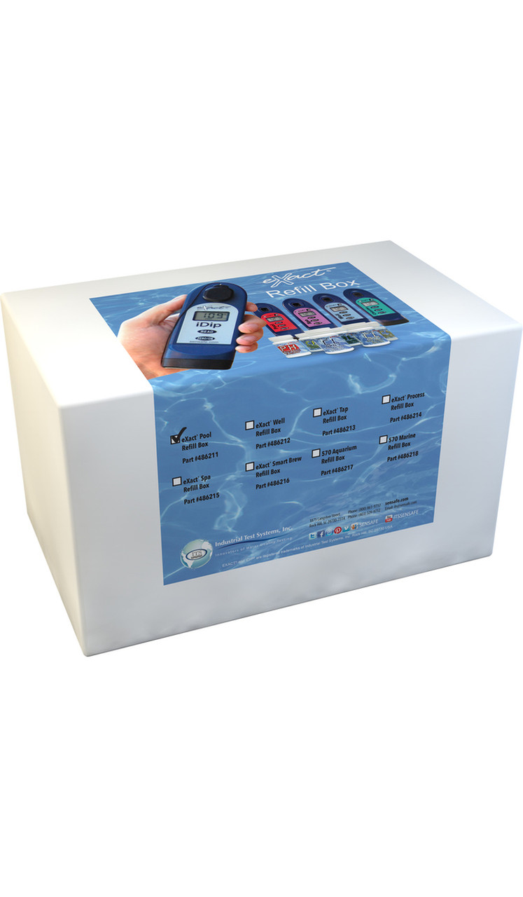 eXact® Pool Water reagent refill box