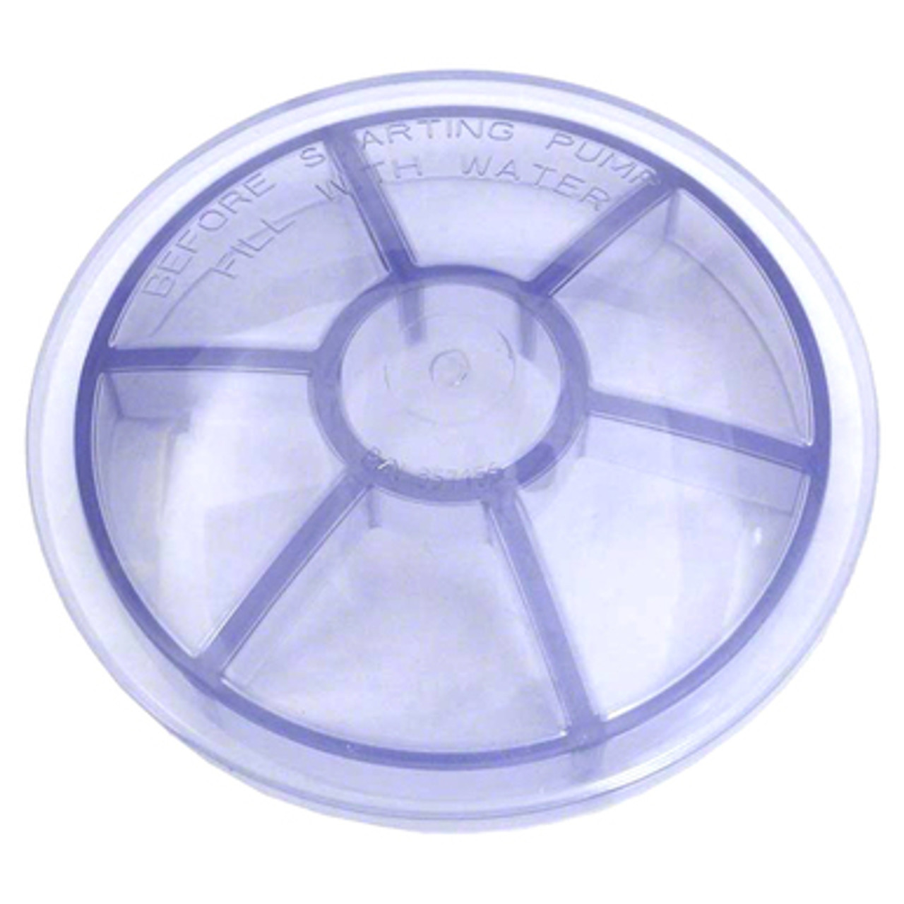 Lid Blue Tint Chemical Resistant