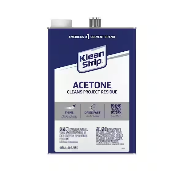 1 Gal. Acetone Flammable Paint Solvent