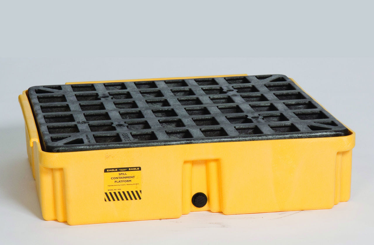 Eagle Spill Platform - Modular - Single Drum - With Drain